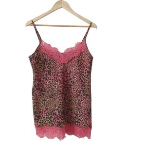 GRAZIA'LLIANI Camisole Slip Lingerie Top SIze Small Made in Italy Babydoll Lace